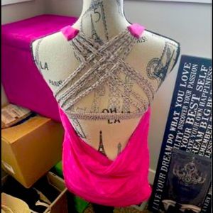 Pink Lululemon Tank size 8